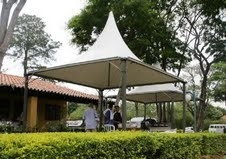 Tenda 5,00 x 5,00 chapéu de bruxa